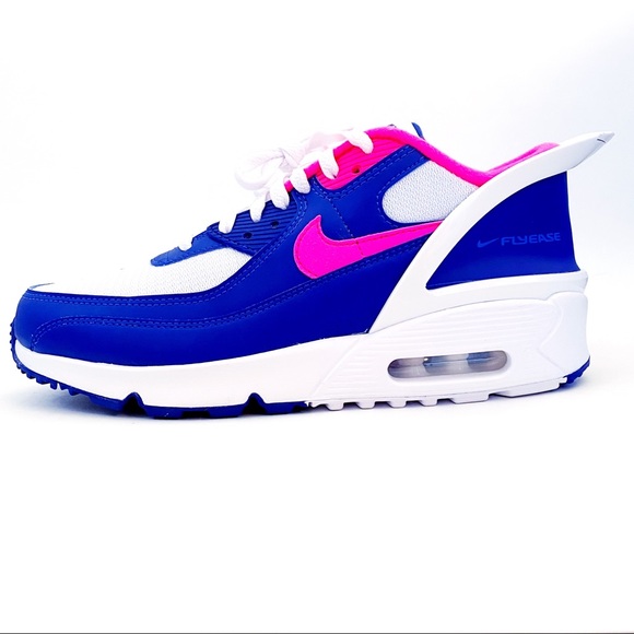 Nike Shoes - 🆕 Nike Air Max 90 FlyEase Sneakers Shoes Blue